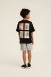 5-14 Yaş World Black Design Erkek Çocuk Takım-Siyah