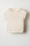 8-14 Yaş Shine Kız Çocuk Tshirt-Ekru
