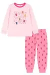 2-8 Yaş Lisanslı Haribo Kız Çocuk Pijama Takımı-Pembe