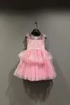 2-8 Yaş Isabelle Design Kız Çocuk Abiye-Pembe