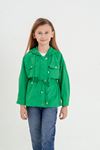 4-16 Yaş Dream Alice Su İtici Kız Çocuk Yağmurluk & Rüzgarlık-Benetton Yeşil