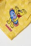 5-12 Yaş Lisanslı Haribo Erkek Çocuk Şort Mayo-Sarı