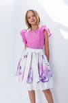 8-15 Yaş Selkırk Kız Çocuk Takım-Pembe