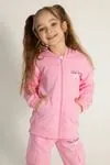 3-8 Yaş Happy Colors Kız Çocuk Hırka-Pembe