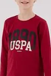 4-15 Yaş Lisanslı Us Polo Assn Erkek Çocuk Takım-Bordo