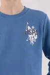 4-15 Yaş Lisanslı Us Polo Assn Erkek Çocuk Takım-Mavi