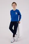 4-15 Yaş Lisanslı Us Polo Assn Erkek Çocuk Takım-Saks