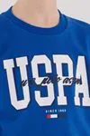 4-15 Yaş Lisanslı Us Polo Assn Erkek Çocuk Takım-Saks