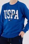 4-15 Yaş Lisanslı Us Polo Assn Erkek Çocuk Takım-Saks