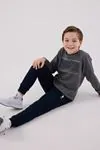 4-15 Yaş Lisanslı Us Polo Assn Erkek Çocuk Takım-Antrasit