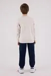 4-15 Yaş Lisanslı Us Polo Assn Erkek Çocuk Takım-Latte