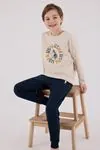 4-15 Yaş Lisanslı Us Polo Assn Erkek Çocuk Takım-Latte