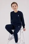 4-15 Yaş Lisanslı Us Polo Assn Erkek Çocuk Takım-Lacivert