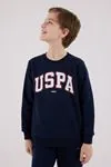 4-15 Yaş Lisanslı Us Polo Assn Erkek Çocuk Takım-Lacivert