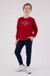 4-15 Yaş Lisanslı Us Polo Assn Erkek Çocuk Takım-Kırmızı