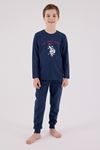 4-15 Yaş Lisanslı Us Polo Assn Erkek Çocuk Takım-İndigo