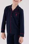 4-15 Yaş Lisanslı Us Polo Assn Erkek Çocuk Takım-Lacivert