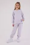 4-15 Yaş Lisanslı Us Polo Assn Kız Çocuk Takım-Lila