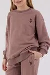 4-15 Yaş Lisanslı Us Polo Assn Kız Çocuk Takım-Vizon