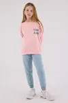 4-15 Yaş Lisanslı Us Polo Assn Kız Çocuk Takım-Pembe