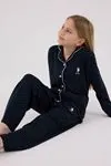 4-15 Yaş Lisanslı Us Polo Assn Kız Çocuk Takım-Lacivert