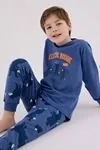 2-8 Yaş Boogıe Dance Erkek Çocuk Takım-Mavi