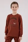 2-8 Yaş Adventure Mammoth Erkek Çocuk Takım-Kiremit