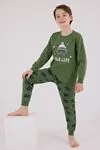 2-8 Yaş Wild Life Erkek Çocuk Takım-Haki