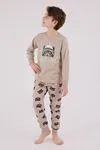 2-8 Yaş Wild Life Erkek Çocuk Takım-Kum