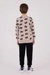 2-8 Yaş Penguin Life Erkek Çocuk Takım-Kum