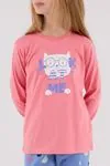 2-8 Yaş Look Cat Kız Çocuk Takım-Pembe
