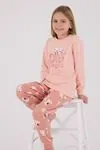 2-8 Yaş Cutest Ofcute Kız Çocuk Takım-Somon