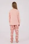 2-8 Yaş Cutest Ofcute Kız Çocuk Takım-Somon