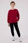 4-15 Yaş Lisanslı Us Polo Assn Erkek Çocuk Takım-Bordo