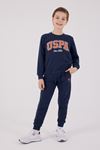 4-15 Yaş Lisanslı Us Polo Assn Erkek Çocuk Takım-İndigo