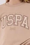 4-15 Yaş Lisanslı Us Polo Assn Kız Çocuk Takım-Latte