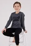 2-8 Yaş Adventures World Erkek Çocuk Takım-Uzay Grisi