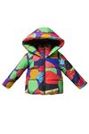 2-8 Yaş Winter Bloom Kız Çocuk Mont-Benetton Yeşil