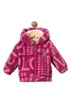 9-24 Ay Teddy Luxe Kız Bebek Mont-Fuşya
