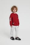 1-5 Yaş Wild Steps Erkek Çocuk Takım-Ekru