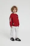 1-5 Yaş Wild Steps Erkek Çocuk Takım-Ekru