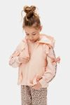 4-8 Yaş Pink Leo Ribbon Kız Çocuk Dolgulu Yelek-Şeker Pembe