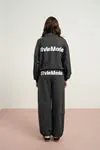 9-15 Yaş Stevle Mode Kız Çocuk Takım-Antrasit