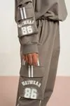 9-15 Yaş Uniwear Luna Kız Çocuk Takım-Uzay Grisi