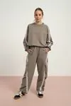 9-15 Yaş Uniwear Luna Kız Çocuk Takım-Uzay Grisi