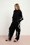 9-15 Yaş Uniwear Luna Kız Çocuk Takım-Siyah