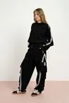 9-15 Yaş Uniwear Luna Kız Çocuk Takım-Siyah