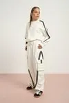 9-15 Yaş Uniwear Luna Kız Çocuk Takım-Ekru