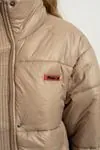 9-15 Yaş Northlight Premium Kız Çocuk Dolgulu Mont-Latte