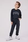 4-15 Yaş Lisanslı Us Polo Assn Erkek Çocuk Takım-Antrasit